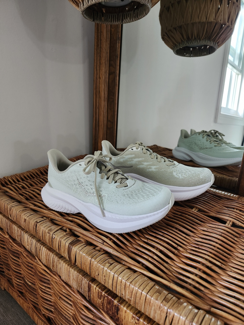 Hoka Women's Running Shoes in Light Sage
